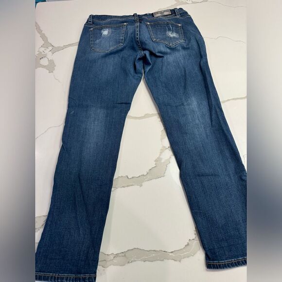 Grace in LA patchwork distressed jeans size 29 - Picture 4 of 8